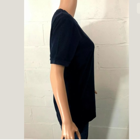 American Apparel T-Shirt French Terry XS Navy Blue - Picture 4 of 8